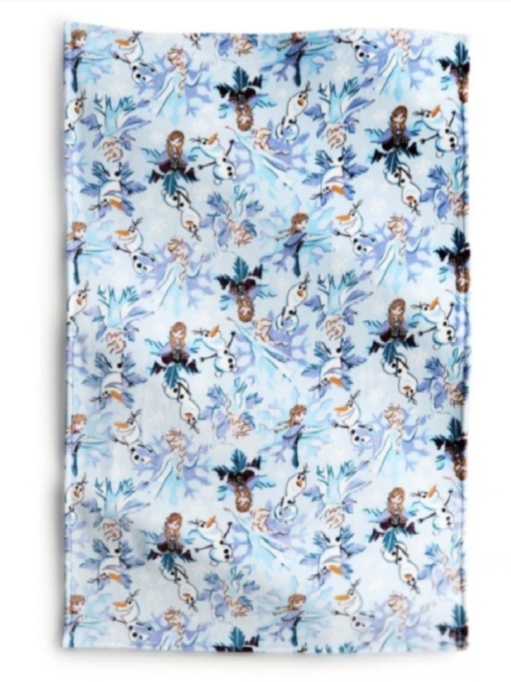 Vera Bradley Light Blue Frozen Print Throw Blanket-NWT
